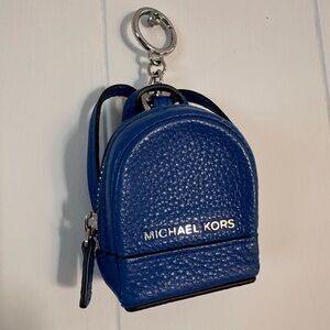 Michael Kors Backpack key chain - Royal blue